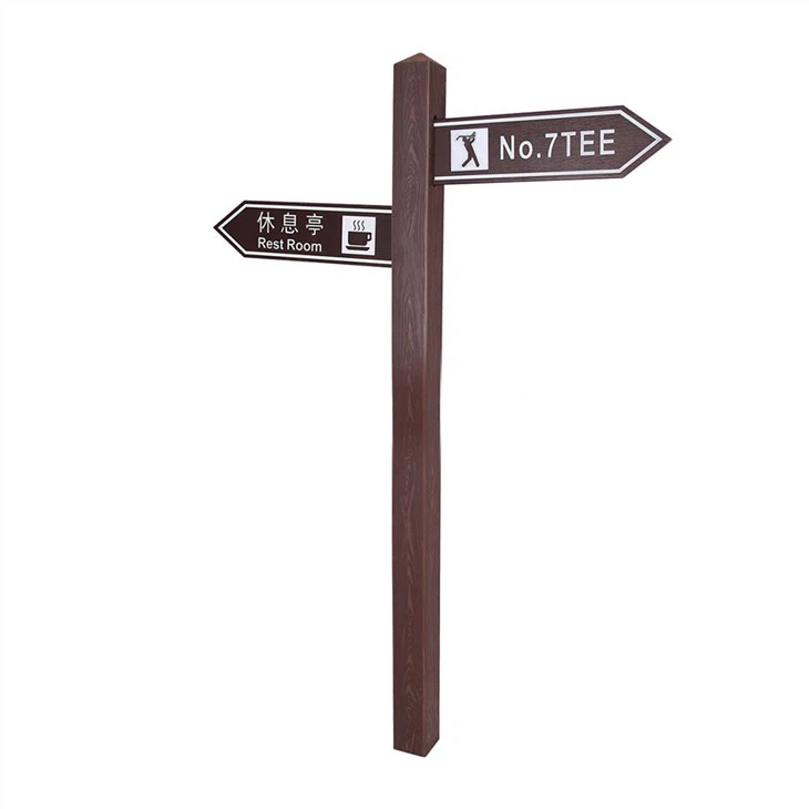 HDPE golfo stulpo krypties ženklas