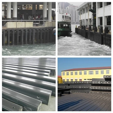 HDPE plastikinis jūrinis sparnas Honkongo prieplaukai
